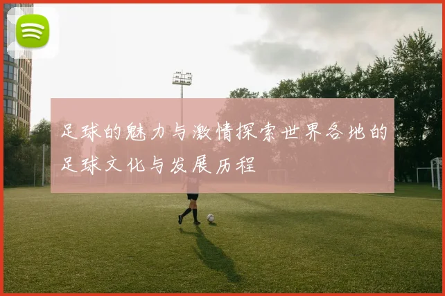 足球的魅力与激情探索世界各地的足球文化与发展历程